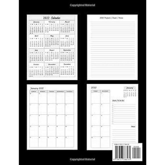 2023-2027 Five Year Planner - Dream Believe Achieve Repeat - Picture 2 of 2